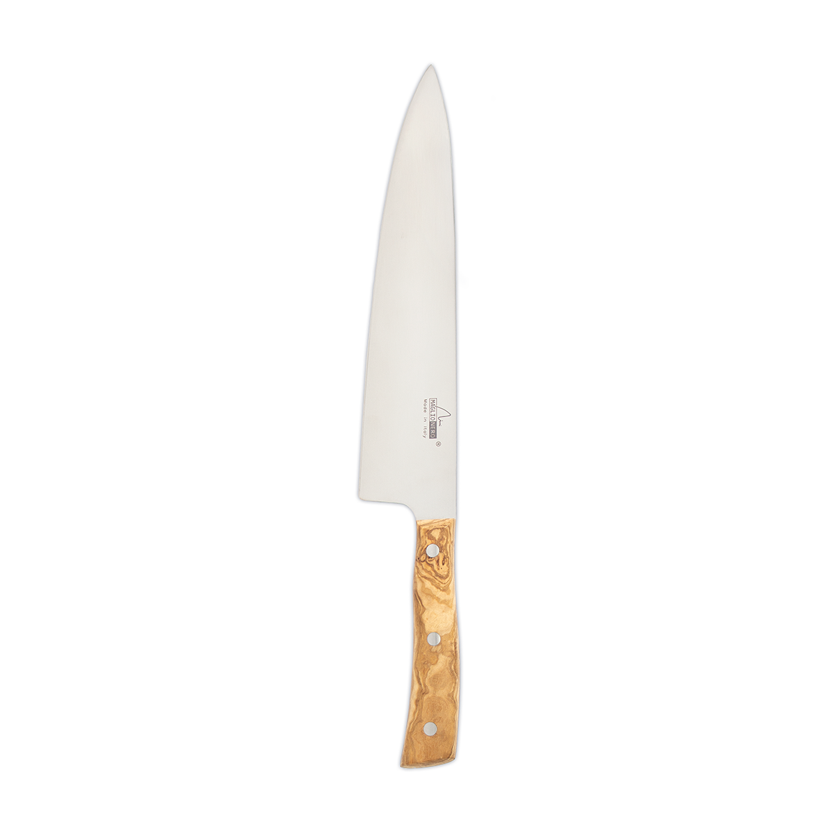 Coltello cucina 25cm manico in ulivo linea ISIDE